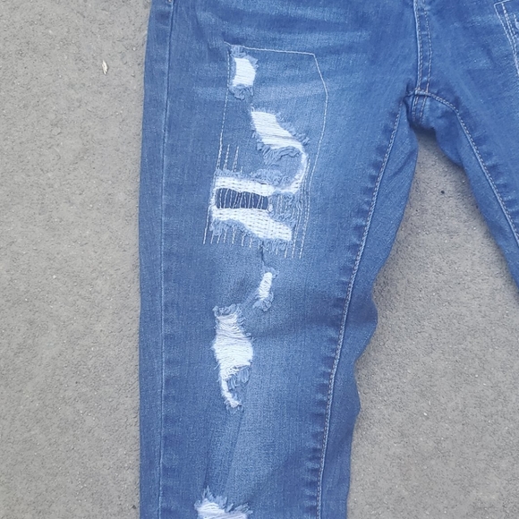 RELISTED Wax Jeans los Angeles destroyed skinny - Picture 2 of 6